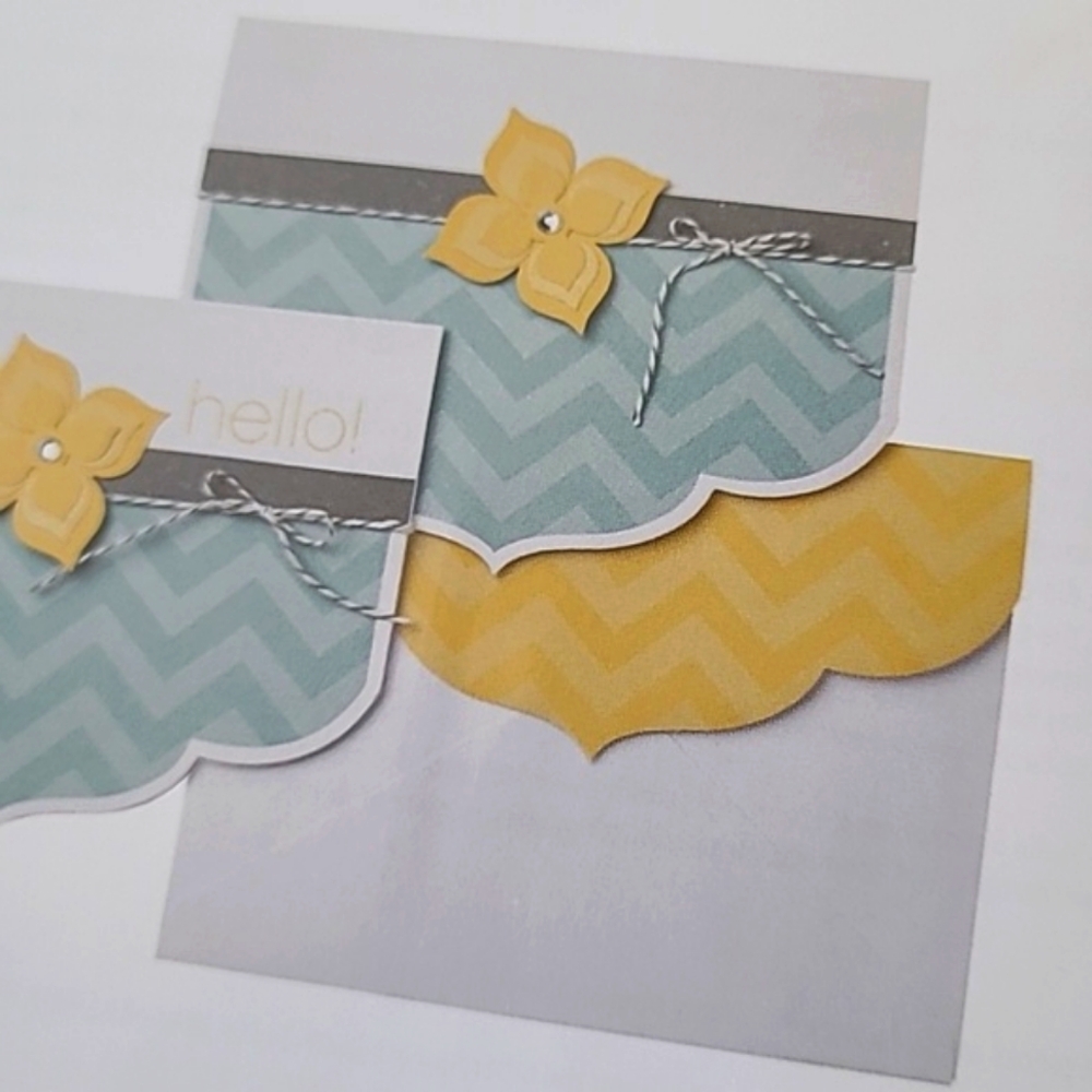 New Stampin' Up Simply Sent Happy Hello Card Kit 8 Card Pack 2013 Retired - Picture 6 of 7